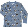 Detské tričko s dlhým rukávom Blue Bulldog Geggamoja Bamboo