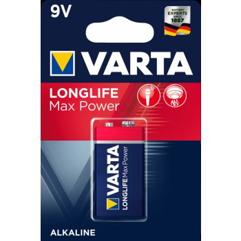 VARTA Longlife Max Power 9V 550mAh 1ks 04722