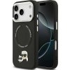Karl Lagerfeld Karl & Choupette púzdro s MagSafe pre iPhone 17 Pro Max čierne (KLHMP17XPSMLRKCK)