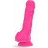 Blush Neo 9 Inch Dual Density Dildo Neon Pink