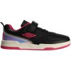 Umbro detská voľnočasová obuv PATTY-VE-JNR čierna ružová biela
