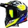 FIREMNÁ PRILBA NA CROSS HORN ATV ENDURO QUAD OKULIARE L