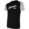 SENSOR MERINO ACTIVE LOGO pánské triko kr.rukáv černá/šedá XL