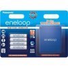 Panasonic Eneloop AAA NiMH 800mAh 4ks + púzdro, 2100 cyklov nabíjania