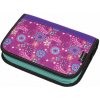 Bagmaster Dievčenský školský peračník jednochlopňový CASE ALFA 9 A PINK/VIOLET