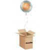 HeliumKing Balónový box modrozlatý - Ďakujem