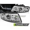 Tuning-tec PREDNÉ SVETLOMETY DAYLIGHT CHROME pasujú na AUDI A4 B6 CABRIO 02-06