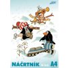 Kreslící blok KRTEK s horní vazbou A4 čistý 20 listů