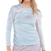 Dámske tričko Lucky In Love Incognito L/S Top modré maskáčové XS