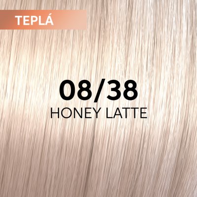 Wella Shinefinity Zero Lift Glaze Warm 08/38 Warm Honey Latte 60 ml