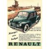 Auto Renault - ceduľa 29cm x 20cm Plechová tabuľa