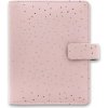 Filofax Confetti Rose Quartz A7 týždenný 2023 ružová