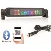 Farebný Bluetooth LED svetelný panel do auta programovateľný cez Smartphone - 42 cm x 8,5 cm