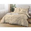 XPOSE® Predĺžené bavlnené Renforcé obliečky ALMIRA - béžové 140x220 cm, 70x90 cm, Bavlna RENFORCÉ + Predĺžená možnosť vrátenia tovaru do 50 dní