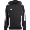 Adidas Tiro 24 Hooded Sweat Jr IJ5611 sweatshirt (191597) Black 116cm