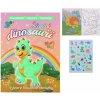 FONI Book Omaľovánky so samolepkami Šťastní dinosaury A4 23x31cm