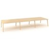 Interier Říčany Pracovné stoly Bench ALFA ROOT 480x160cm, dub