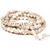 Nefertitis Japa Mala náhrdelník z korálok v tvare lebky NF10244 - cca 86 cm