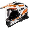 LS2 MX702 PIONEER II NAMIB WHITE ORANGE-06 M