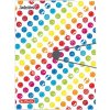 Herlitz Plastový obal s gumičkou Smiley World Rainbow A4 PP