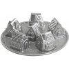 Forma na pečenie na 6 chalúpok Cozy Village Bundt® strieborná Nordic Ware
