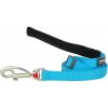 Red Dingo Nastaviteľné vodítko 15 mm x 1,1-1,8 m tyrkysové