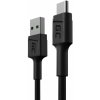 Green Cell kabel GC PowerStream USB-A - USB-C 30cm, rychlé nabíjení Ultra Charge, QC 3.0