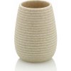 KELA Pohár MEDEA poly béžová H 11cm / Ř 8cm KL-24102