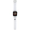 Karl Lagerfeld Choupette Head NFT Řemínek pro Apple Watch 38/40/41 White KLAWMSLCNH