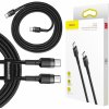 Baseus CATKLF-GG1 USB-C / USB-C 60W QC 3.0, 1m, čierno/červený