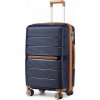 British Traveller K2392L Kufor spinner 66cm Modrý Polypropylén