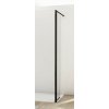 RONAL DIVERA BLACK D22BTK2 ukončovací profil s krátkou otočnou stenou 90° a kotviacou stabilizačnou vzperou do kombinácie, profil čierny matný - 88 – sklo sieťotlač biele linky