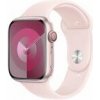 Apple Watch Series 9 GPS+Cellular 45mm Ružové hliníkové telo - Svetloružový športový remienok S/M / 140-190mm