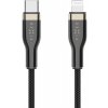 FIXED opletený nabíjací a dátový kábel PD 60W USB-C/Lightning - MFi na iPhone/iPad/iPod/AirPods - 2 m - čierny FIXDB-CL2-BK - možnosť vrátiť tovar ZADARMO do 30tich dní