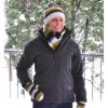 dámska street zimná bunda POWDER ROOM Frequency jacket core black emboss L