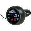 Digitálny voltmeter 12/24V s teplomerom a USB výstupom