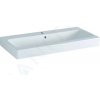 GEBERIT - iCon Umývadlo, 900x485 mm, s prepadom, otvor na batériu, KeraTect, biela 124090600