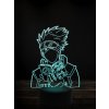 Beling 3D lampa, Naruto kakashi,7 farebná Y38L11