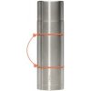MIZU D10 STAINLESS Šedá termoska