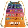 Vrecko na prezuvky s potlačou JUNIOR S8 - Pixelife Zoo Edition