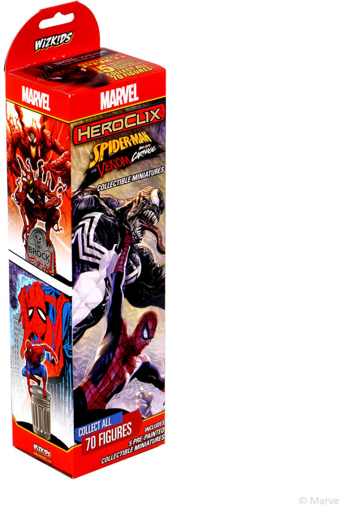WizKids HeroClix Marvel: Spider-Man and Venom Absolute Carnage Booster Pack