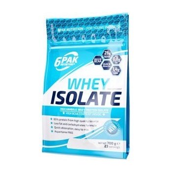 6PAK Whey Isolate 700 g