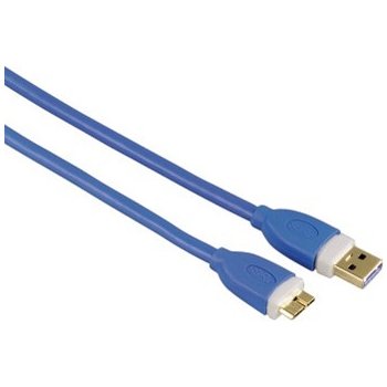 Hama 39682 Micro USB 3.0 Connecting Cable, A plug - micro B plug, 1,8m,  blue od 3,92 € - Heureka.sk