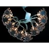 Reťaz MagicHome Vianoce Tree, strieborná, 10 LED biela, 2xAA, IP20, interiér, osvetlenie, L-0,9 m