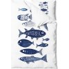 Takoy Bavlnené obliečky premium satén rybky z hlbín-HT-00666 | 140 x 200 cm, 70 x 90 cm