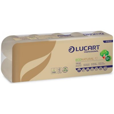 Toaletný papier LUCART, 2 vrstvový, 10ks/bal EcoNatural