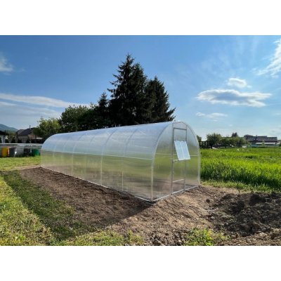 Euroskleník Hliníkový skleník polykarbonát 4mm 2,5 m x 7 m EAL250700