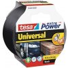 Páska tesa® Extra Power Universal, textilná, strieborná, 50 mm, L-10 m