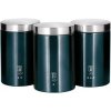 Dózy na potraviny 3 ks Berlingerhaus Metallic Line Aquamarine BH-6271 z nehrdzavejúcej ocele