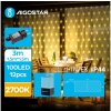 Aigostar LED Vonkajšia vianočná reťaz 100xLED 8 funkcií 4,5x1,5m IP44 teplá biela AI0496